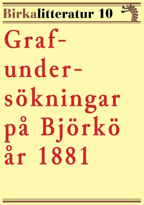 Grafundersökningar på Björkö år 1881. Birkalitt
