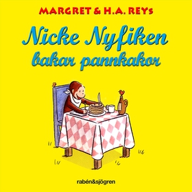 Nicke Nyfiken bakar pannkakor (ljudbok) av Marg