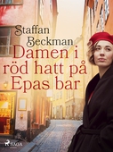 Damen i röd hatt på Epas bar