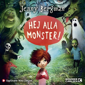 Hej alla monster! (ljudbok) av Jenny Bergman