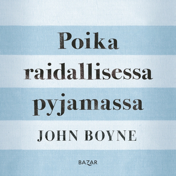 Poika raidallisessa pyjamassa