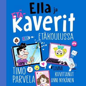 Ella ja kaverit etäkoulussa (ljudbok) av Timo P