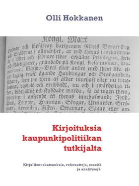 Kirjoituksia kaupunkipolitiikan tutkijalta: Kir