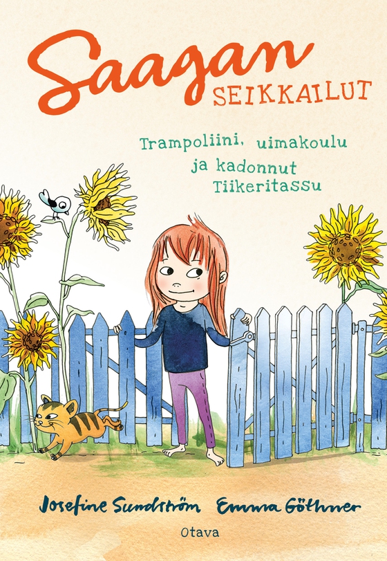 Saagan seikkailut. Trampoliini, uimakoulu ja kadonnut Tiikeritassu