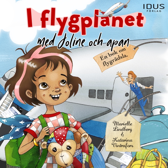 I flygplanet med Joline och apan