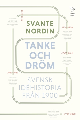 Tanke och dröm. Svensk idéhistoria från 1900. (
