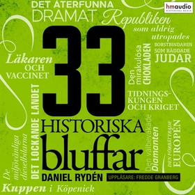 33 historiska bluffar (ljudbok) av Daniel Rydén