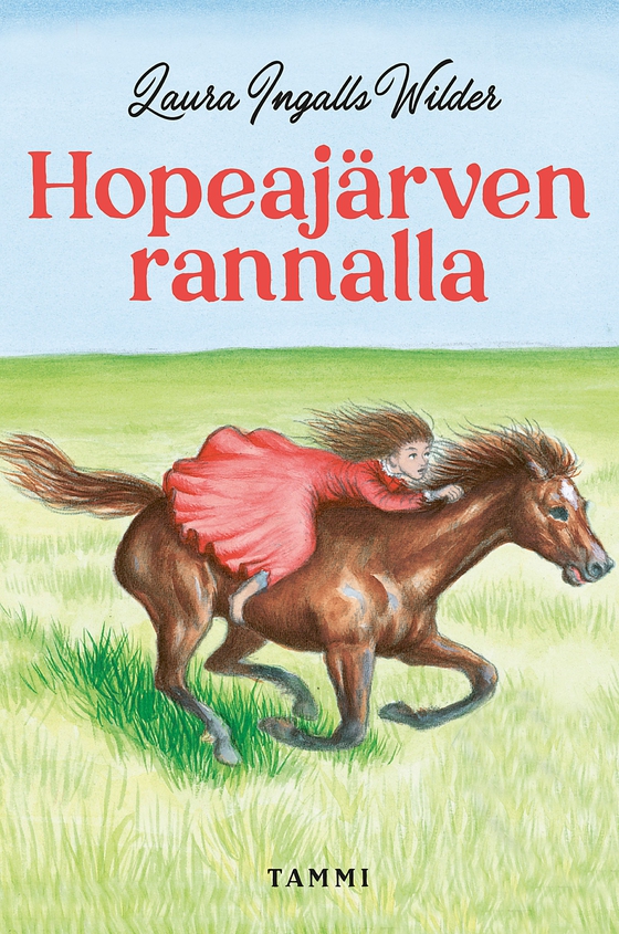 Hopeajärven rannalla