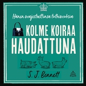 Kolme koiraa haudattuna