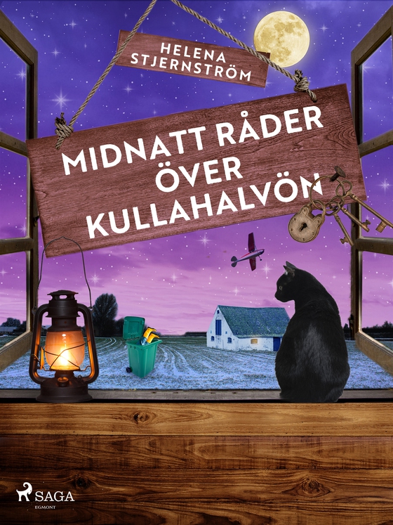 Midnatt råder över Kullahalvön