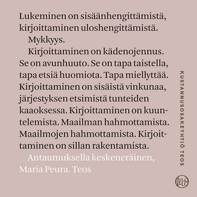 Antaumuksella keskeneräinen (ljudbok) av Maria 