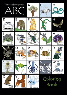 The Wandering Mind ABC: Coloring book (e-bok) a