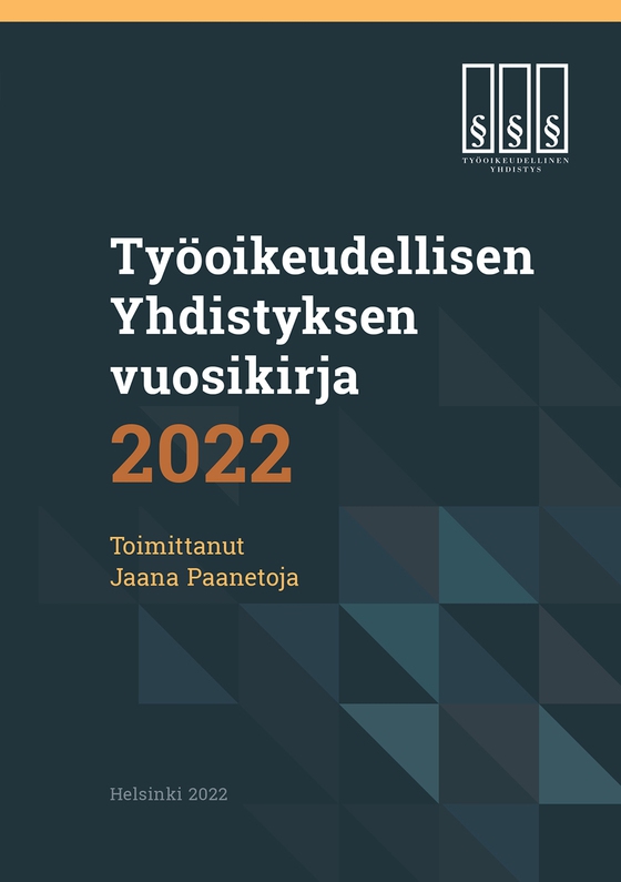 Työoikeudellisen yhdistyksen vuosikirja 2022