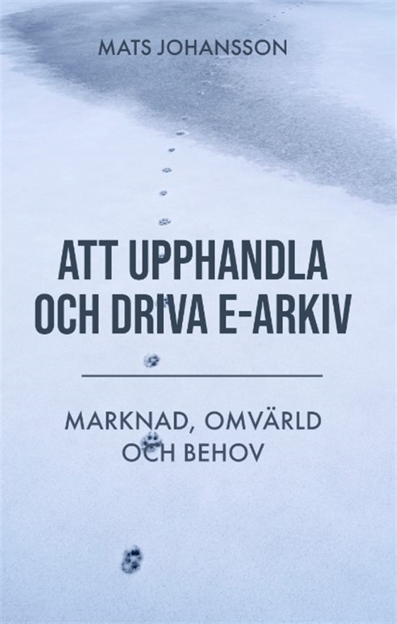 Att upphandla och driva e-arkiv. Marknad, omvärld och behov