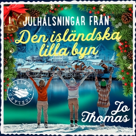 Julhälsningar från den isländska lilla byn (lju