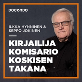 Kirjailija komisario Koskisen takana J1
