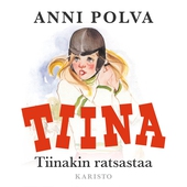 Tiinakin ratsastaa