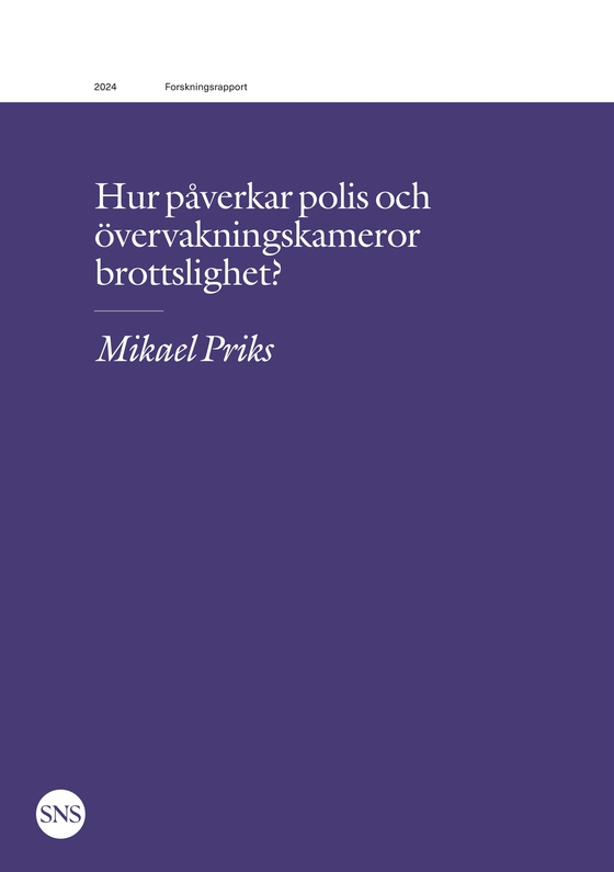 Hur påverkar polis och övervakningskameror brottslighet?