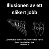 Illusionen av ett säkert jobb