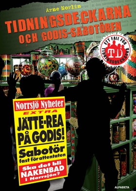 Tidningsdeckarna och godis-sabotören (ljudbok) 