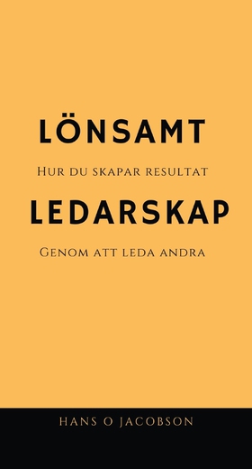 Lönsamt ledarskap (e-bok) av Hans Jacobson