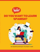 Do you want to learn spanish?: Learn Spanish by practicing for 1 hour/day for 7 weeks!