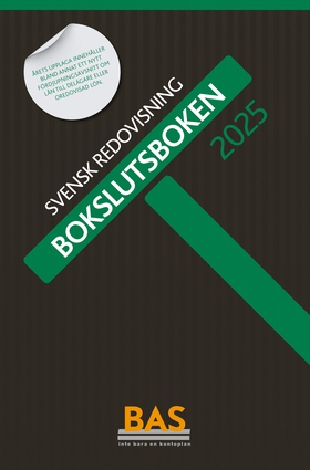 Svensk redovisning. Bokslutsboken 2025 (e-bok)