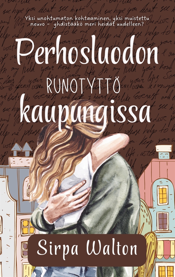 Perhosluodon runotyttö kaupungissa