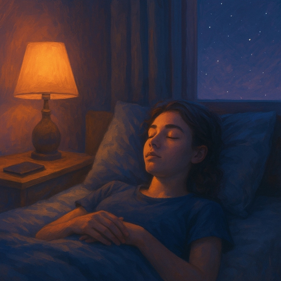 När mobilen blev tyst – En sömnvänlig röst, insomningshjälp och kvällsguide för tonåringar – skapad med hjälp av AI och psykologi