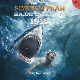 Flykten från hajattackerna 1916 (ljudbok) av Ma