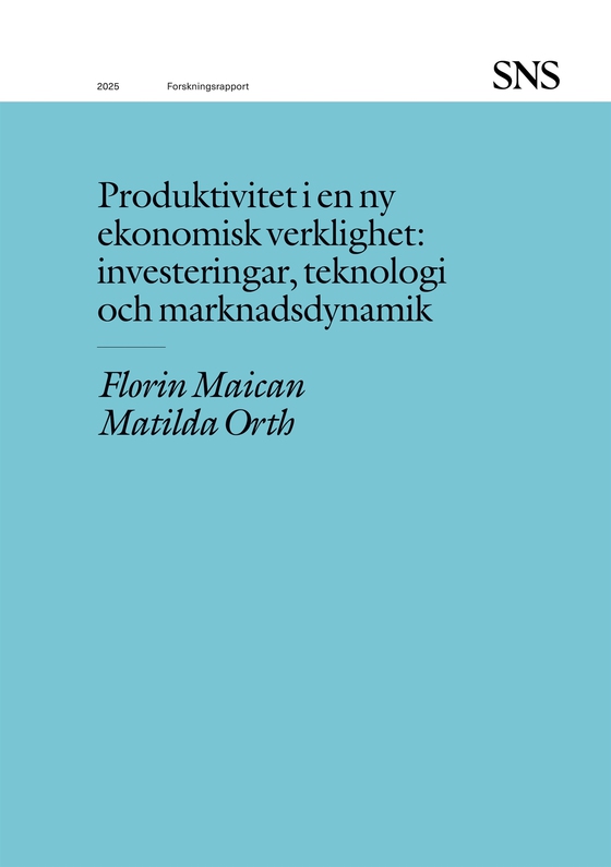 Produktivitet i en ny ekonomisk verklighet: investeringar, teknologi och marknadsdynamik