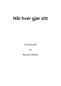 Når hver gjør sitt (ebok) av Rannov Nilsen