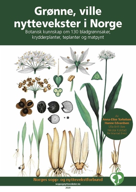 Grønne, ville nyttevekster i Norge - Botanisk kunnskap om 130 bladgrønnsaker, krydderplanter, teplanter og matpynt (ebok) av Anna-Elise  Torkelsen