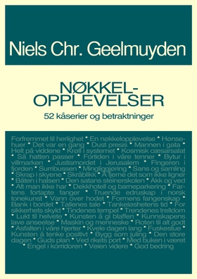 Nøkkel-opplevelser (ebok) av Niels Chr.  Geel