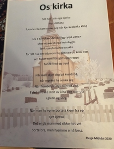 Os kjerka Diktbilde (ebok) av Helge MIdtdal
