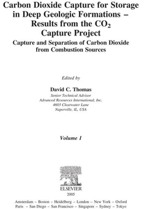 Carbon Dioxide Capture for Storage in Deep Geol