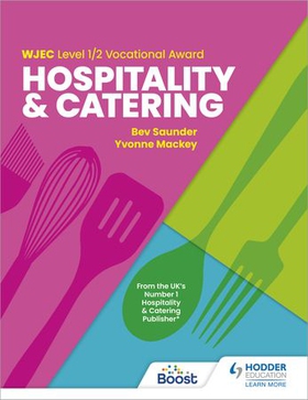 WJEC Level 1/2 Vocational Award in Hospitality and Catering (ebok) av Bev Saunder