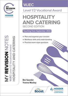 My Revision Notes: WJEC Level 1/2 Vocational Award in Hospitality and Catering, Second Edition (ebok) av Bev Saunder