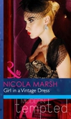 Girl in a vintage dress