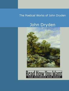 The Poetical Works of John Dryden (e-bok) av Jo