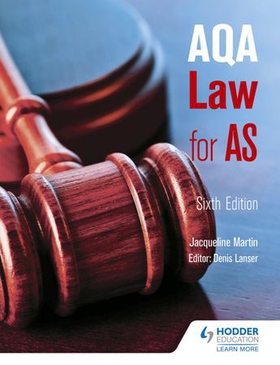 AQA Law for AS Sixth Edition (ebok) av Jacqueline Martin