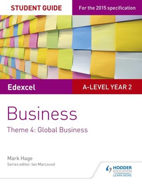 Edexcel a-level business student guide: theme 4: global business (ebok) av Mark Hage