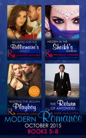 Modern Romance October 2015 Books 5-8 (ebok) 