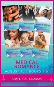 Medical romance august 2016 books 1-6 (ebok)