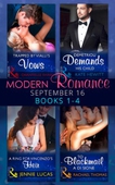 Modern romance september 2016 books 1-4
