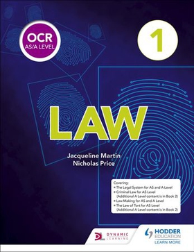 OCR AS/A Level Law Book 1 (ebok) av Jacqueline Martin