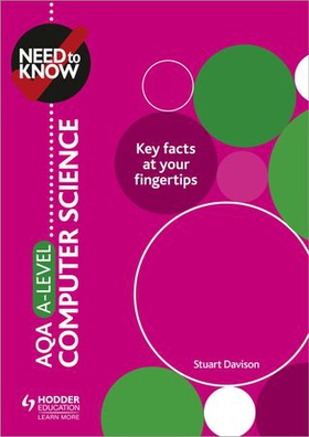 Need to Know: AQA A-level Computer Science (ebok) av Stuart Davison