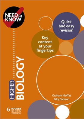 Need to Know: Higher Biology (ebok) av Graham Moffat