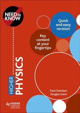 Need to Know: Higher Physics (ebok) av Douglas Gavin