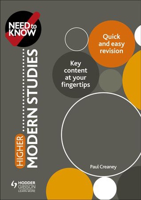 Need to Know: Higher Modern Studies (ebok) av Paul Creaney